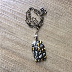 .925 Sterling and 14K Gold Vermeil Necklace